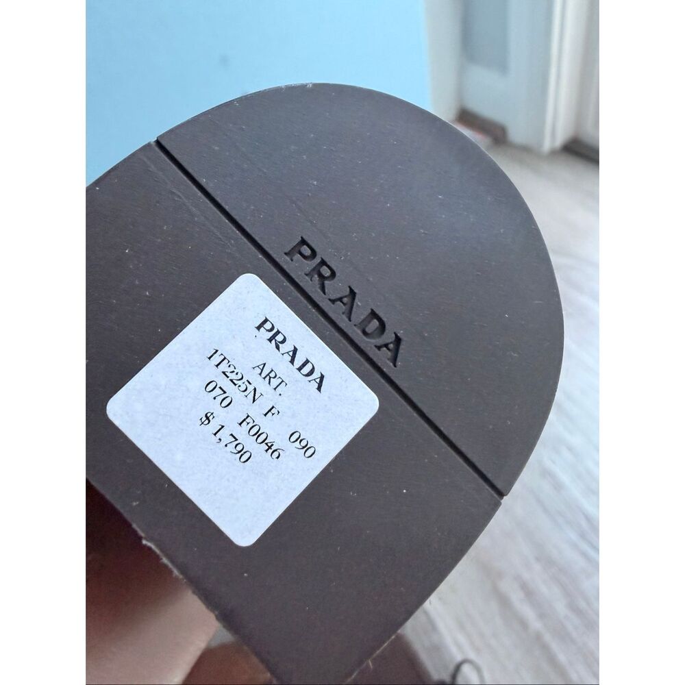 PRADA LEATHER ANKLE BOOTS SIZE EU 36.5 $1790 - Picture 14 of 16